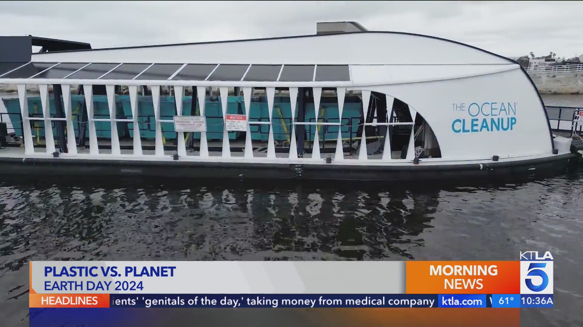 Garbage Interceptor Earth Day 2024: Plastic vs Planet – Ballona Creek Trash Interceptor – KTLA