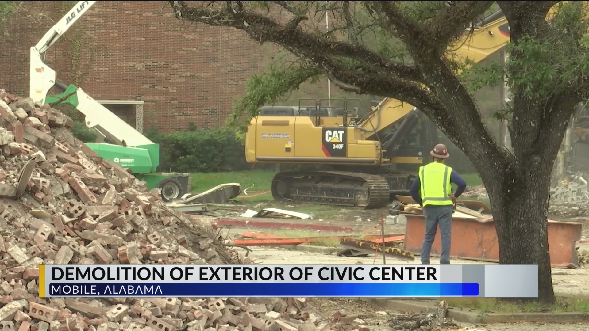 Mobile Civic Center’s exterior demolition begins WKRG News 5