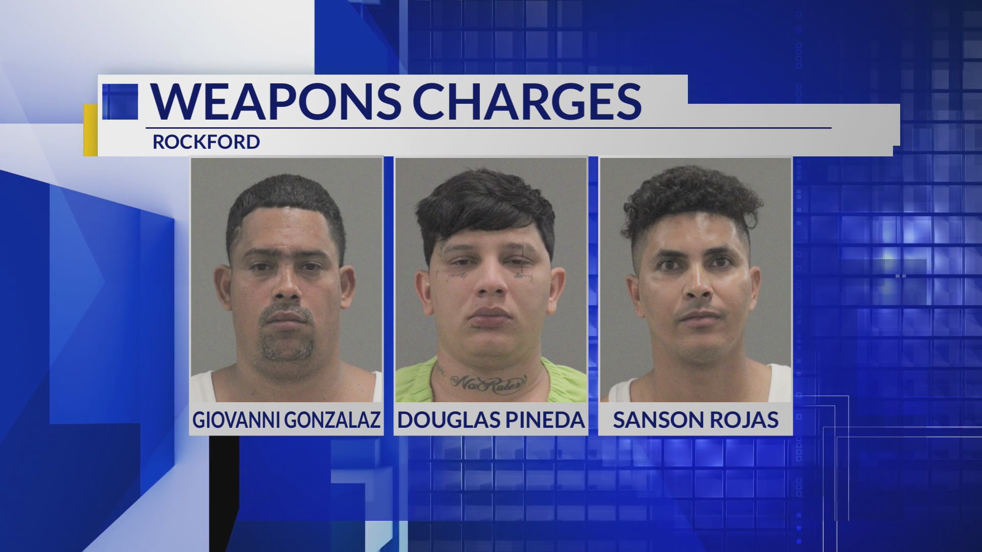 Three men charged in Rockford after Sunday shooting investigation ...