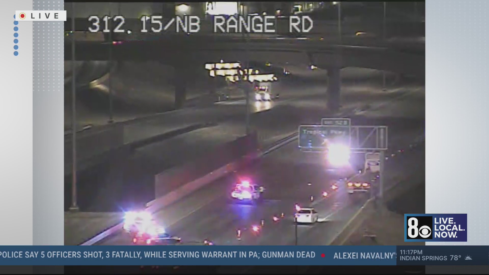 Deadly crash closes northbound lanes on I-15 in northeast Las Vegas ...