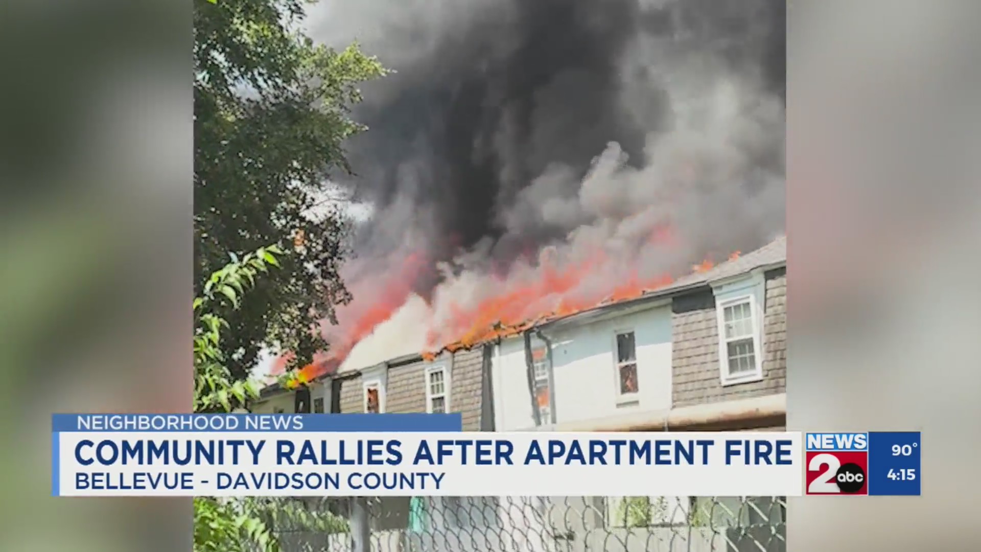 Community rallies after Bellevue apartment complex fire – WKRN News 2