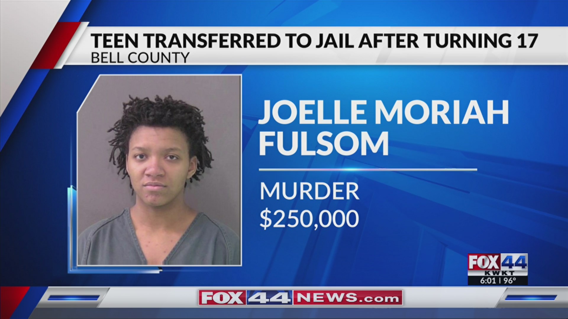 Teen being tried for murder as adult moved to Bell County Jail – KWKT ...