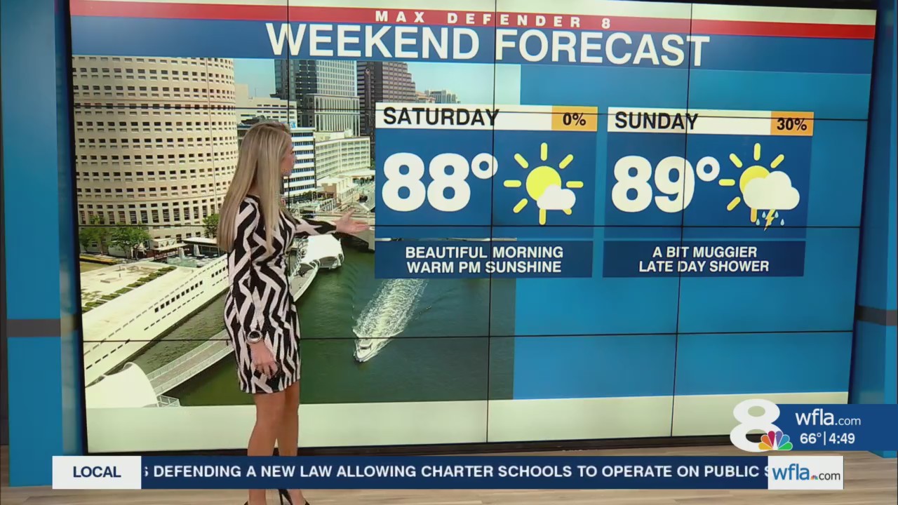 Breezy, dry and warm through the weekend – WFLA