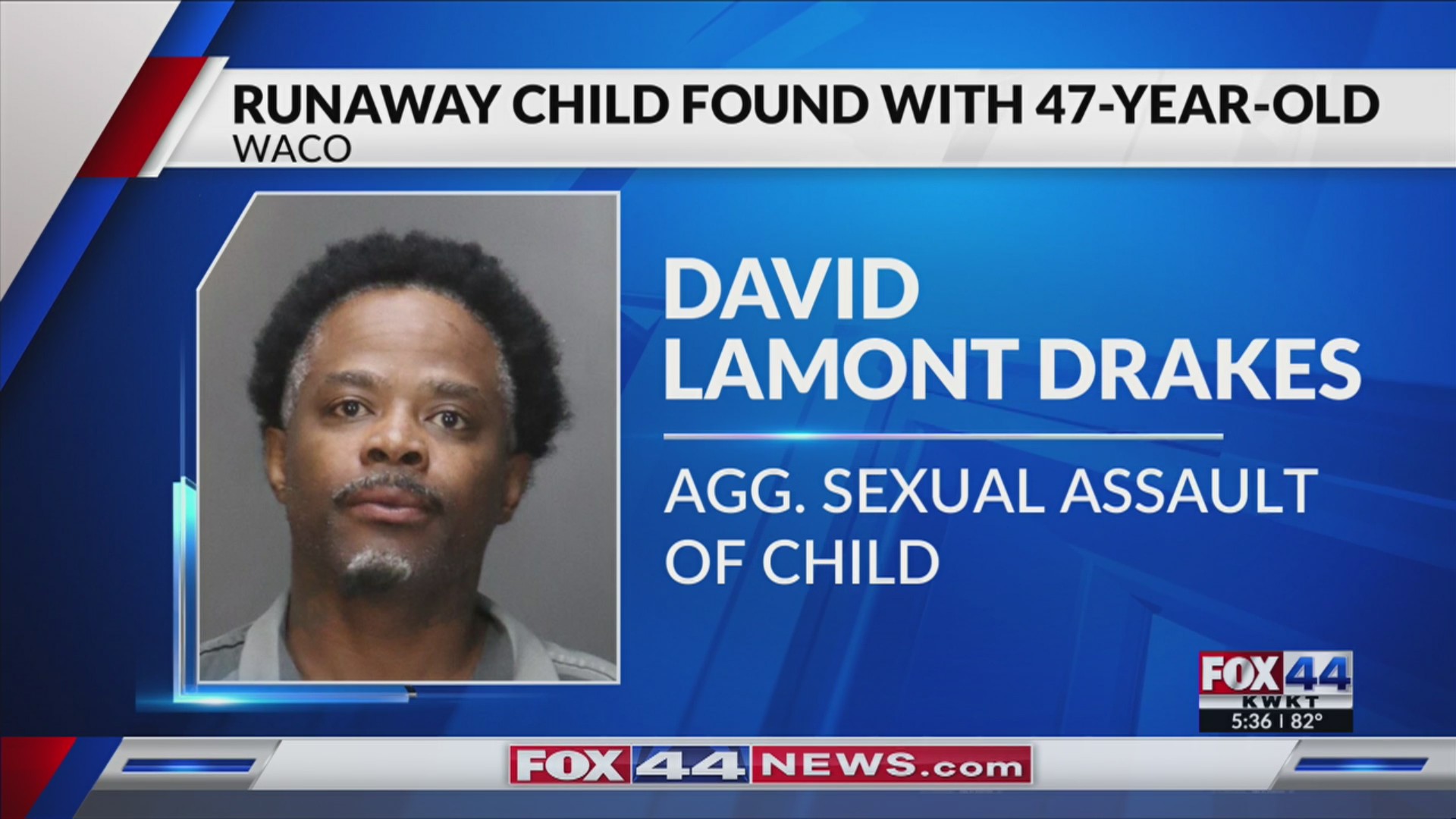 Man gets 25 years for sex with 13 year old runaway – KWKT – FOX 44