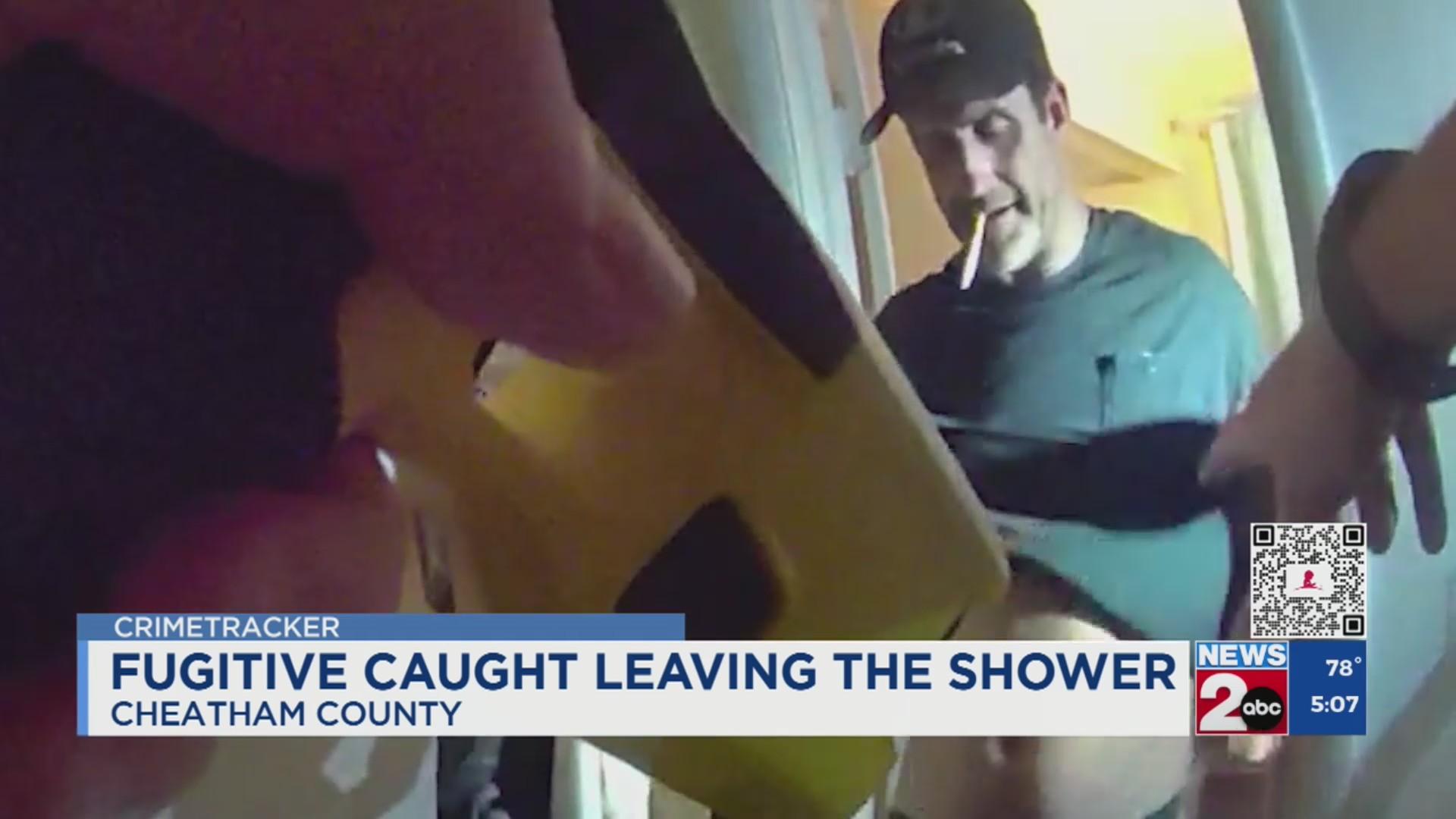 Cheatham County, TN fugitive caught leaving shower – WKRN News 2