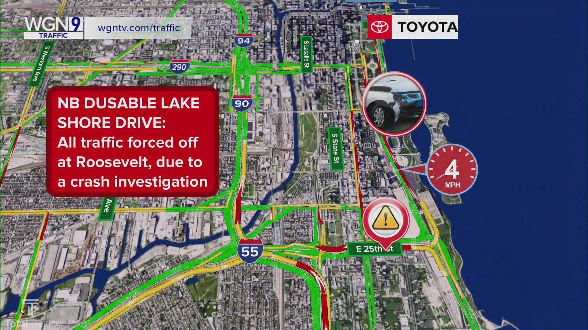 Pedestrian killed after being struck on South DuSable Lake Shore Drive ...