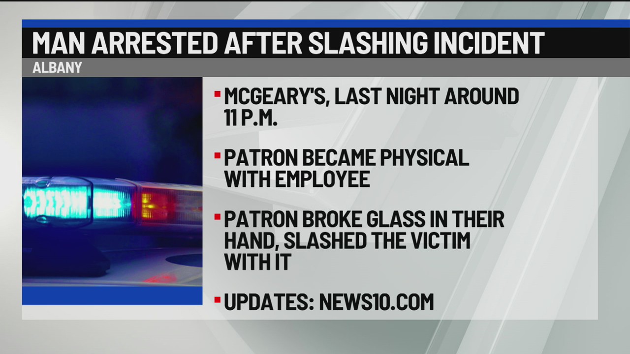 1 arrested after slashing at McGeary’s in Albany – NEWS10 ABC