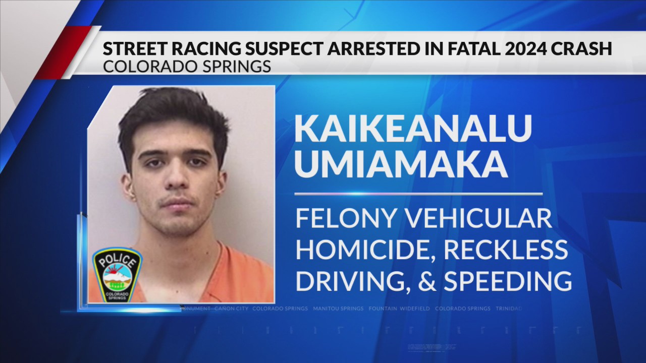 CSPD Investigators: Street racing suspect arrested in fatal 2024 crash ...