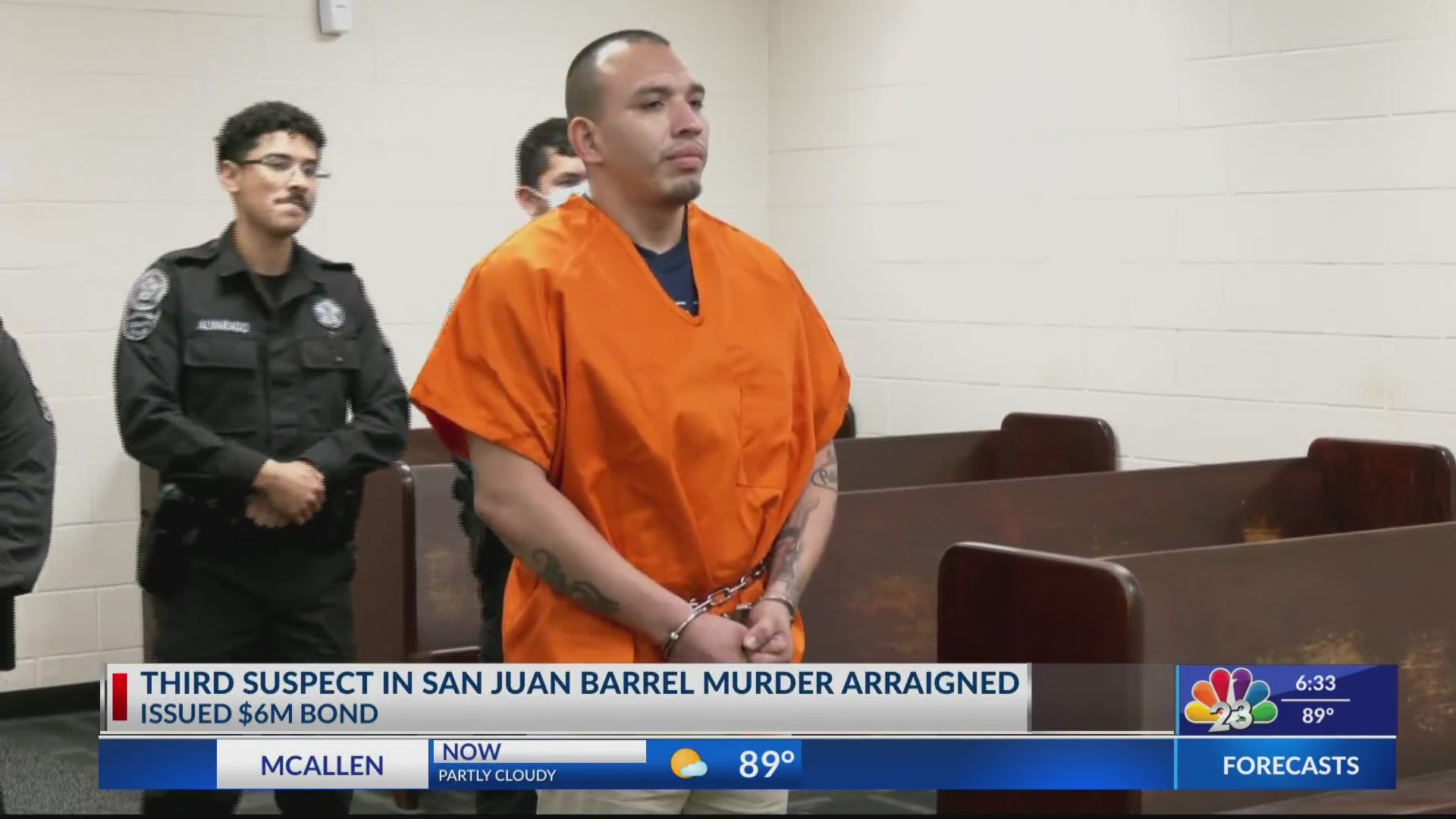 Bond set at $6M for 3rd suspect in San Juan barrel murder – KVEO-TV