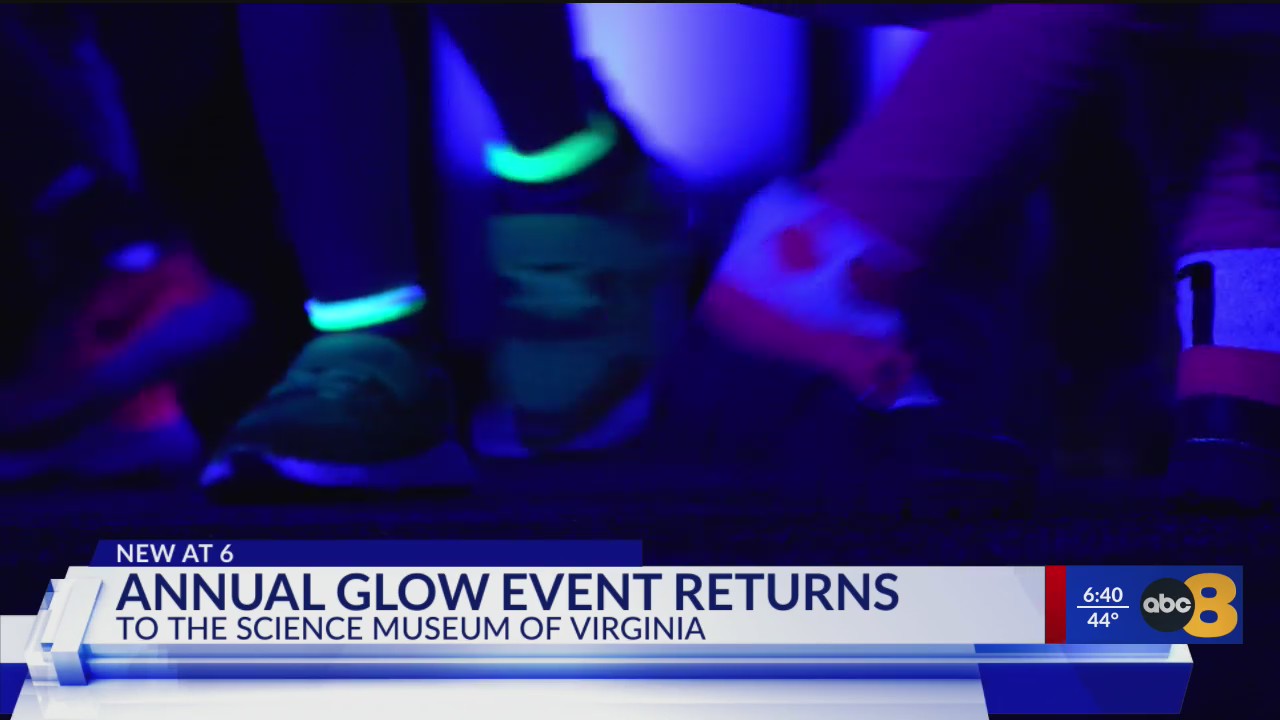 PHOTOS: GLOW event returns to Science Museum of Virginia – WRIC ABC 8News