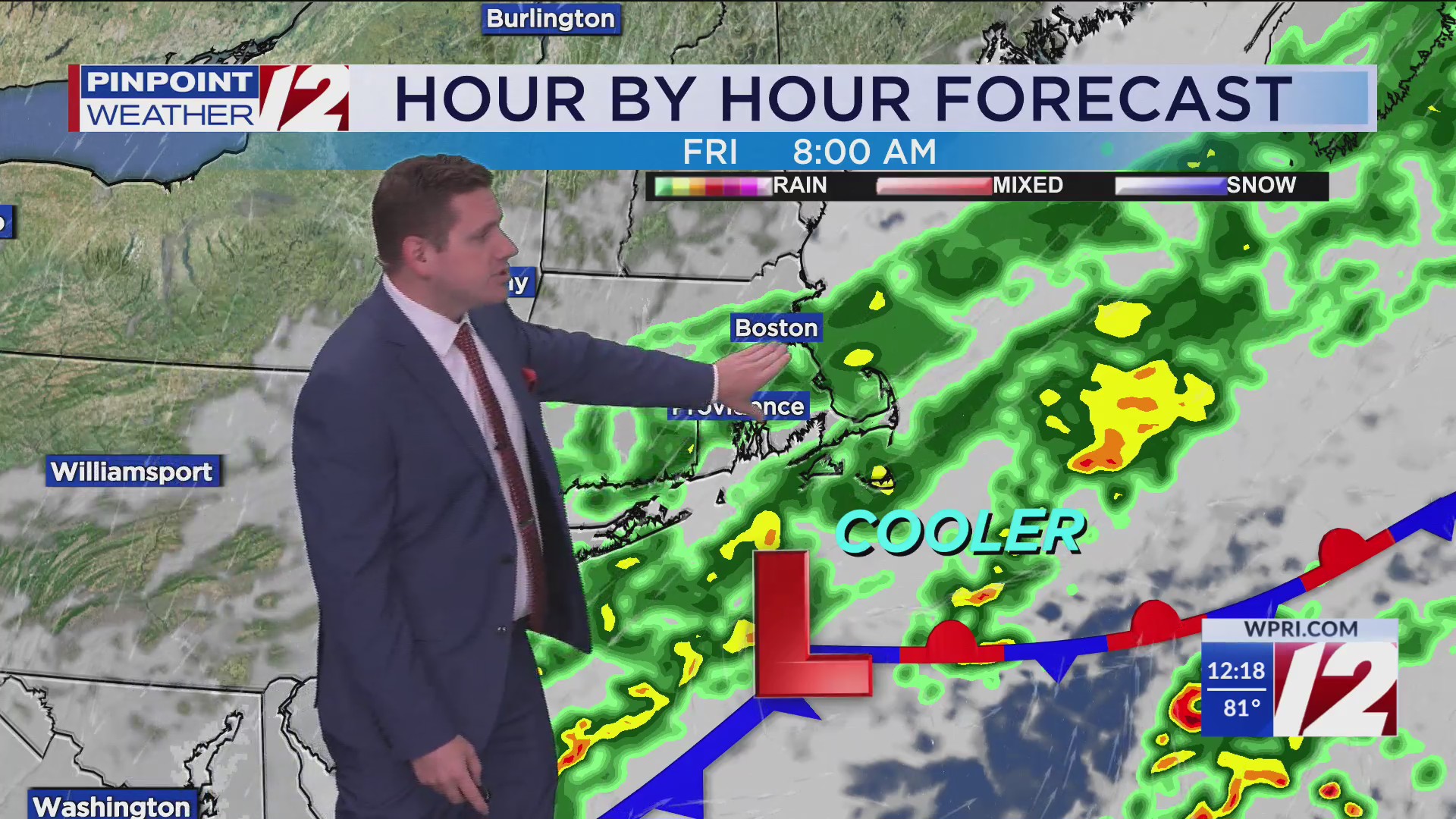 WPRI 12 Weather Forecast 7/31/25: Cooler With Showers This Afternoon ...