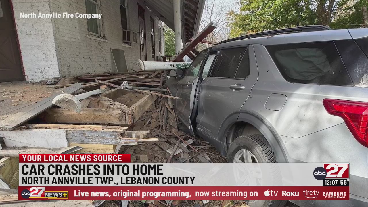 Car crashes into Lebanon County residence – ABC27