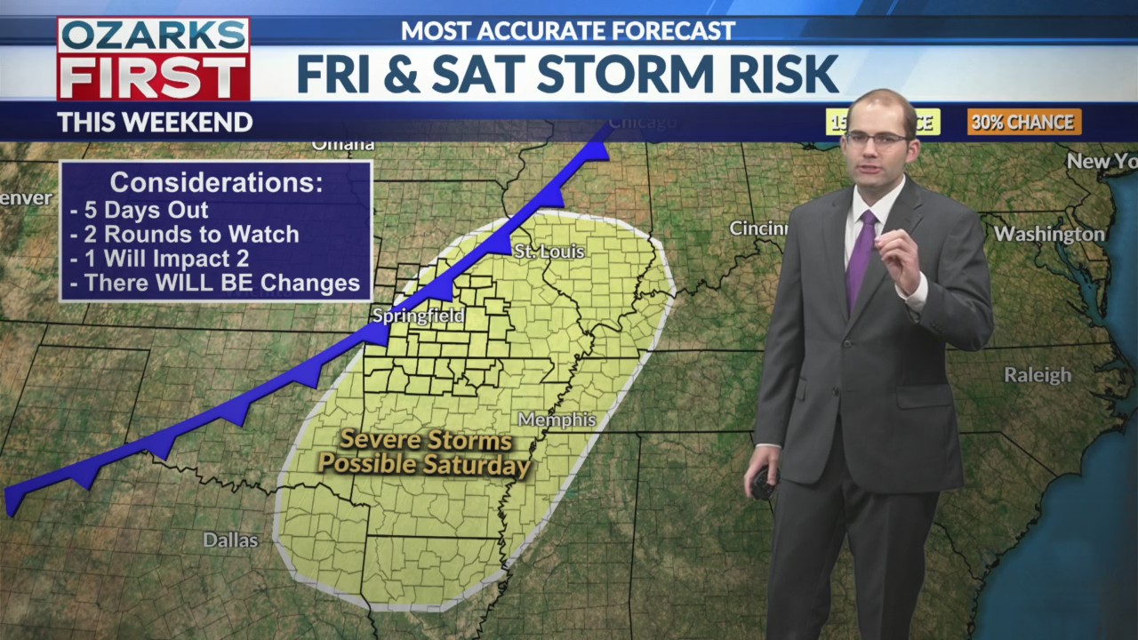 Watching storm risk Friday/Saturday – KOLR – OzarksFirst.com