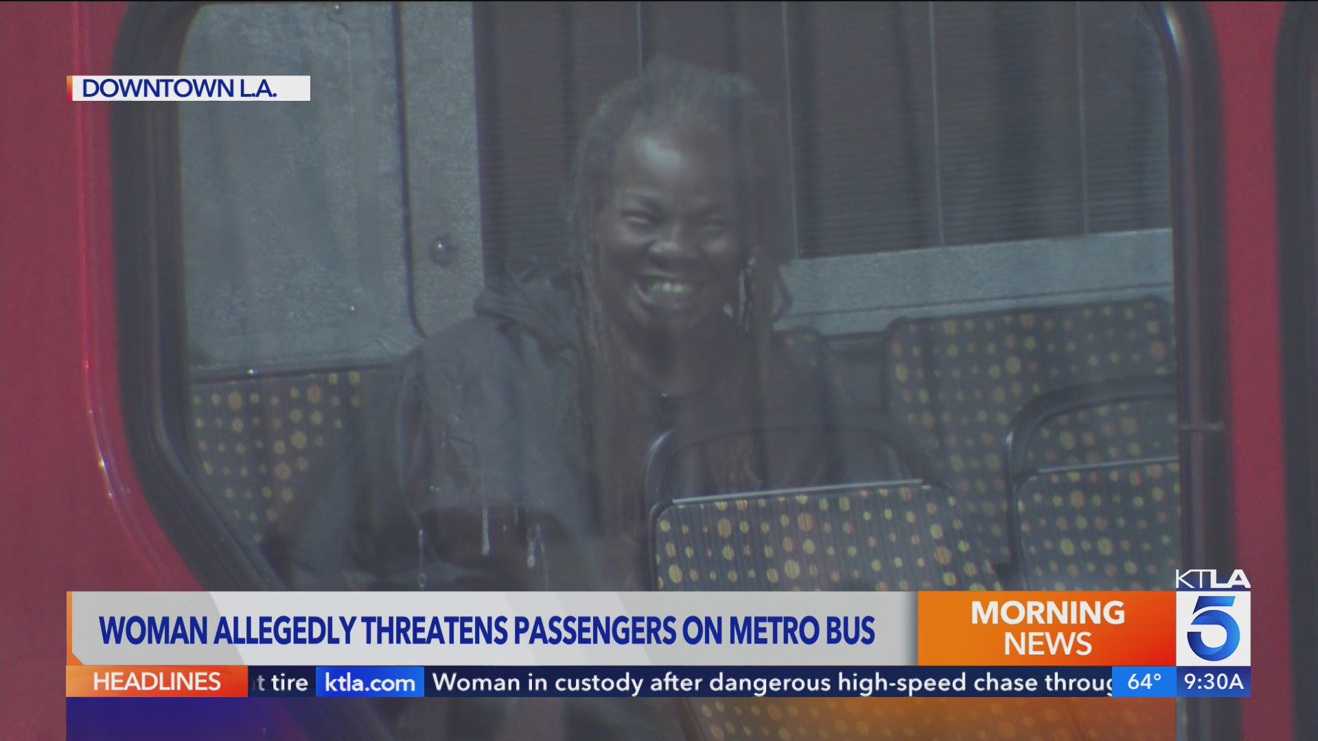 Woman threatens L.A. Metro bus riders with needle: Police – KTLA
