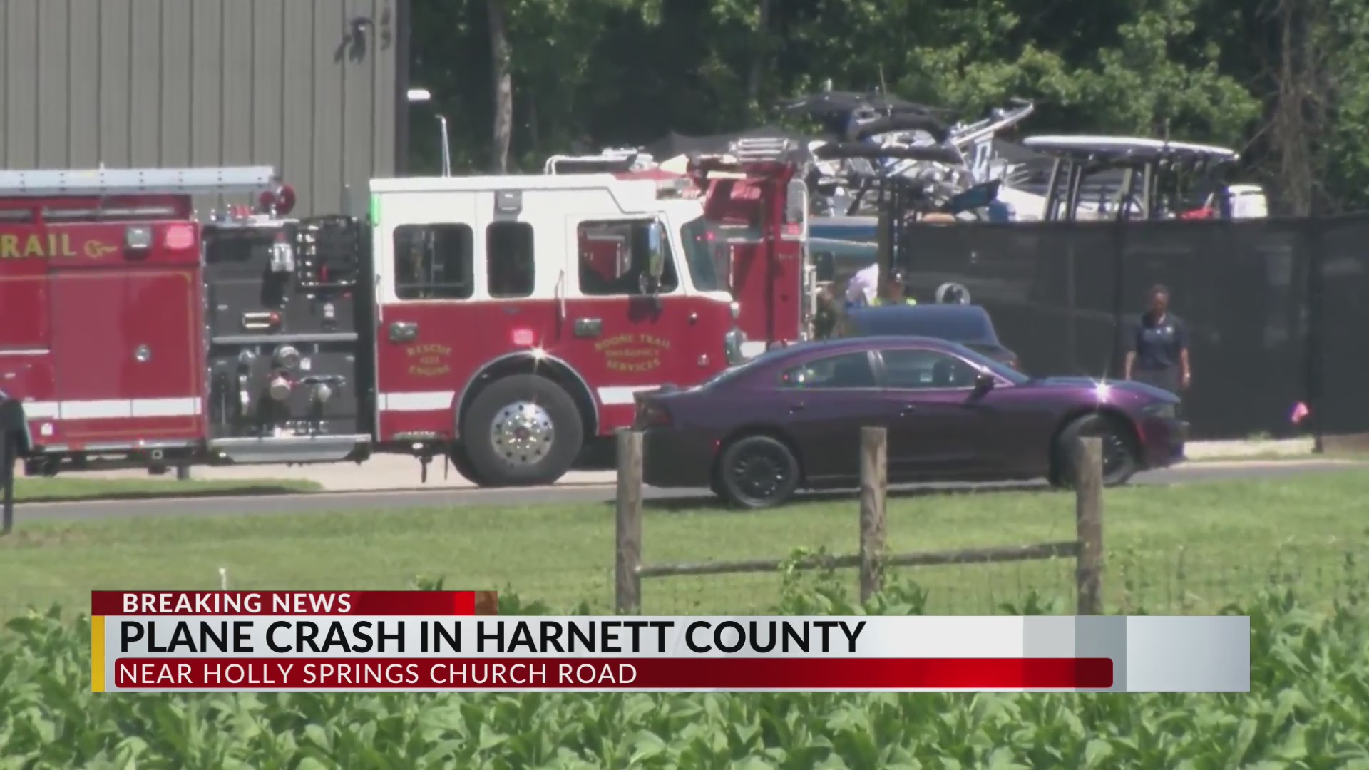 At least 1 dead in plane crash into boat dealership in Harnett County ...