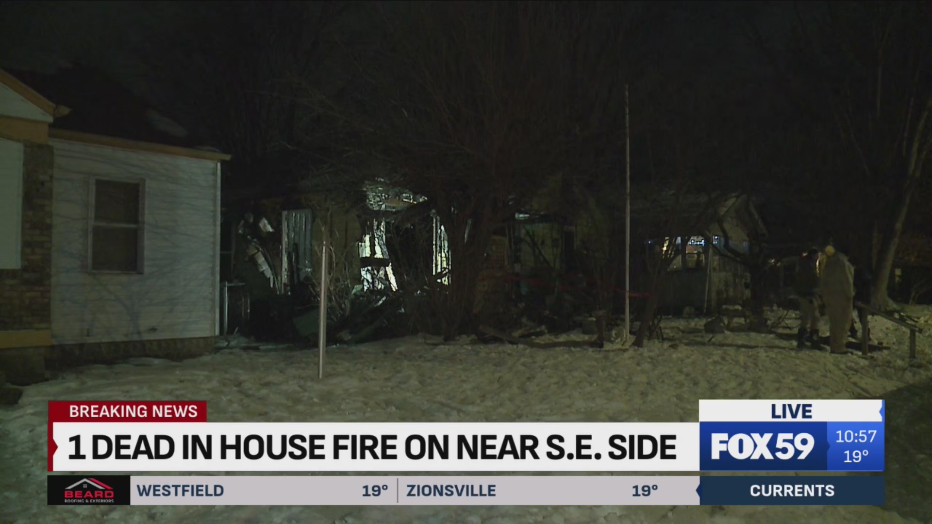 Woman dead after residence fire on Indy’s near southeast side – Fox 59