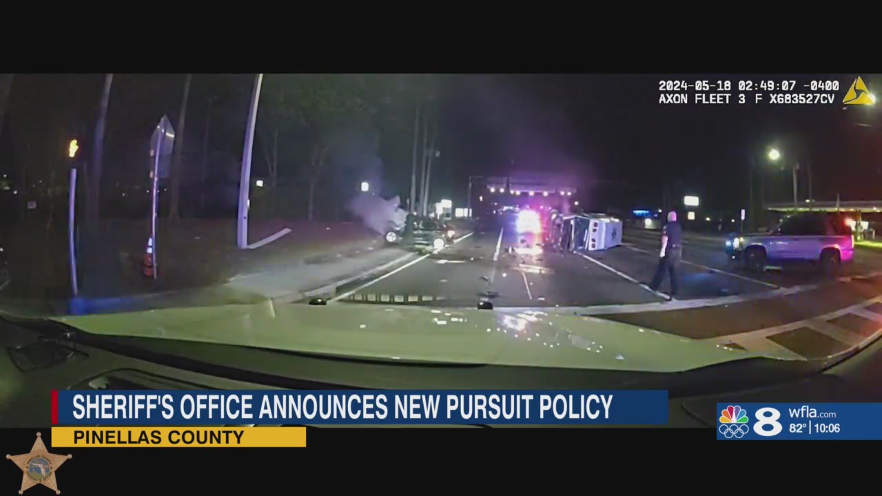 Pinellas County Sheriff: New pursuit policy takes effect Tuesday – WFLA