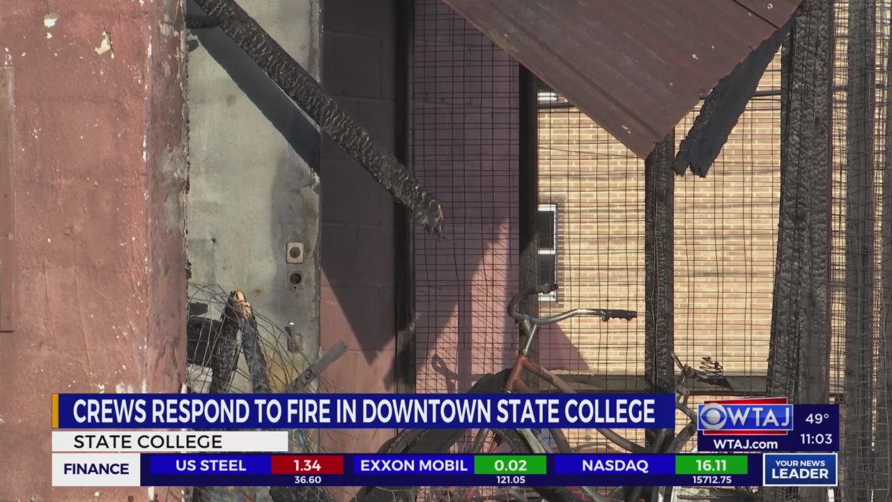 Penn State building damaged in evening fire – WTAJ | Your News Leader