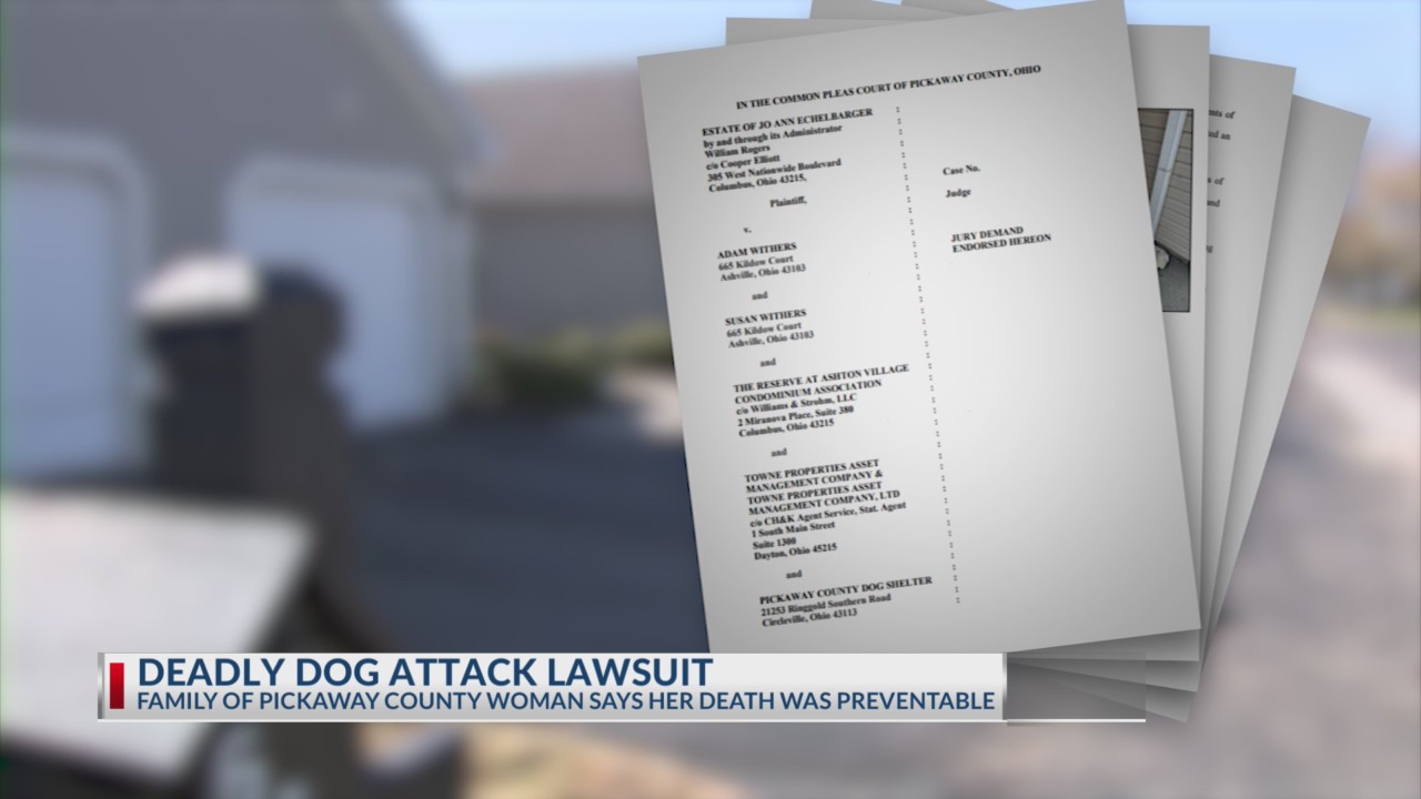 Family of Pickaway County woman killed in dog attack files lawsuit ...