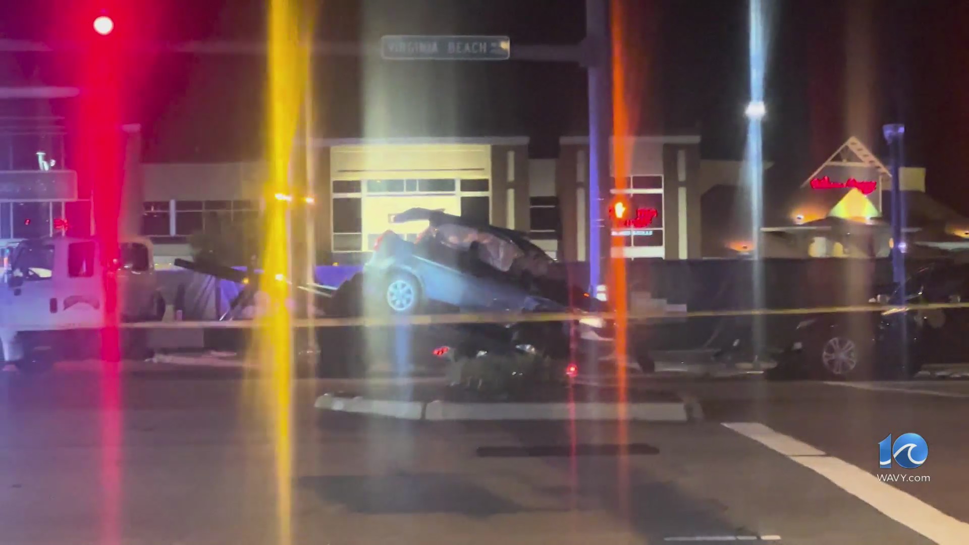 Two injured, one seriously, in Town Center crash – WAVY.com
