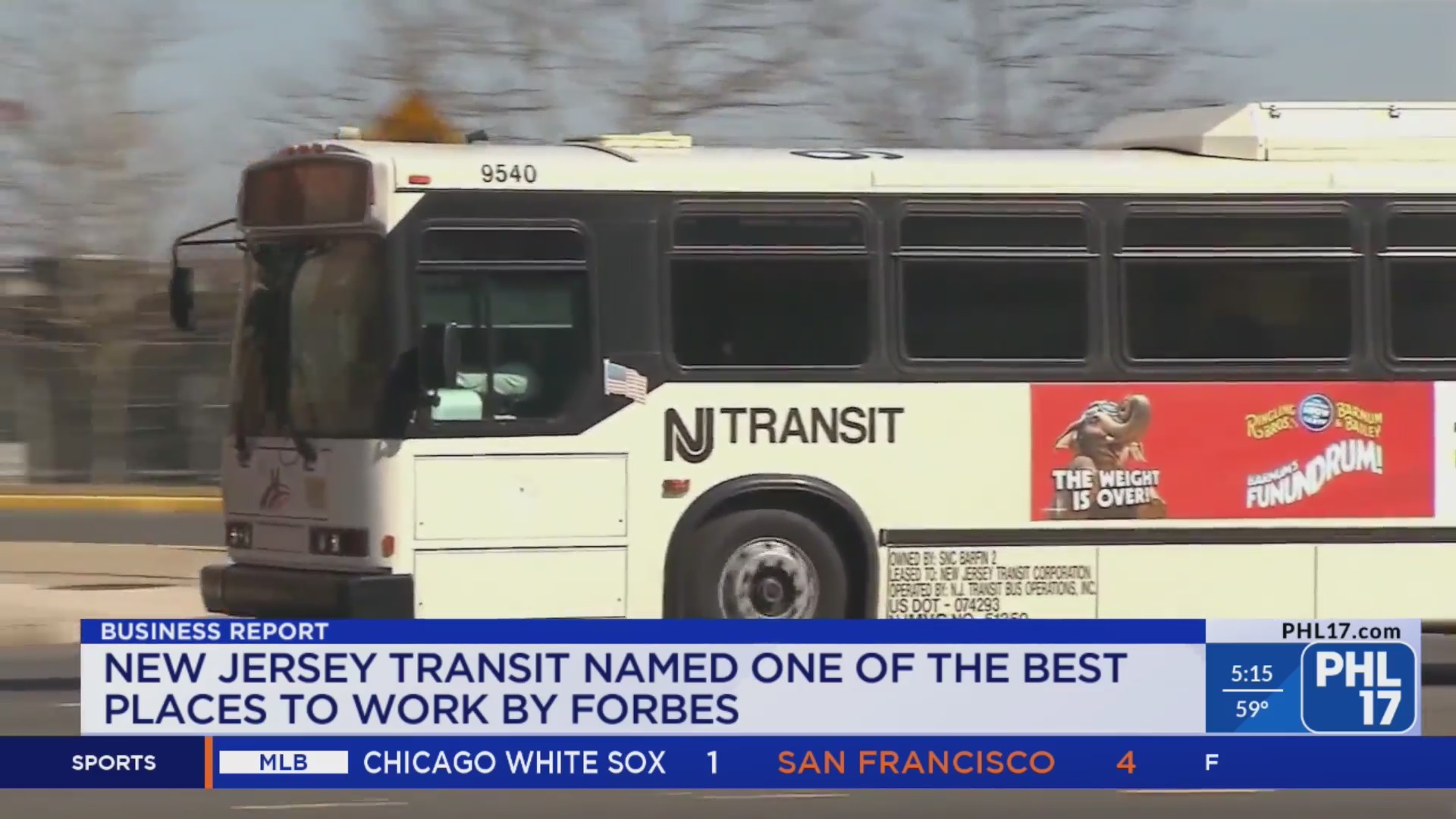 NJ Transit named one of the best places to work by Forbes