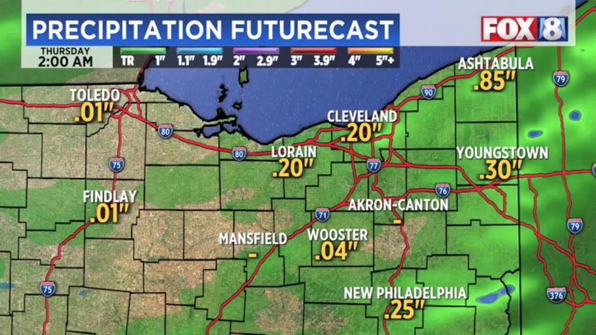 When we can expect to get the most rain this week – Fox 8 Cleveland WJW
