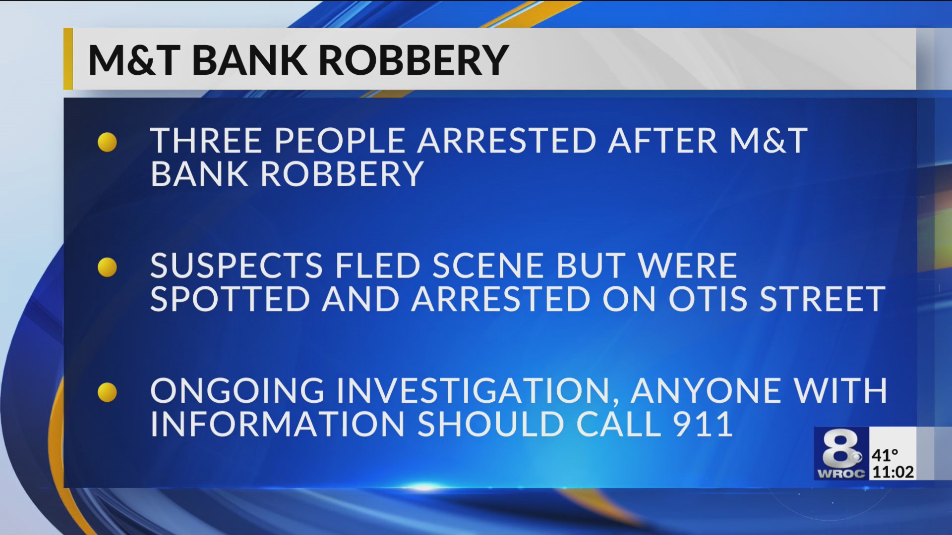 3 arrested after M&T Bank robbery in Rochester – RochesterFirst