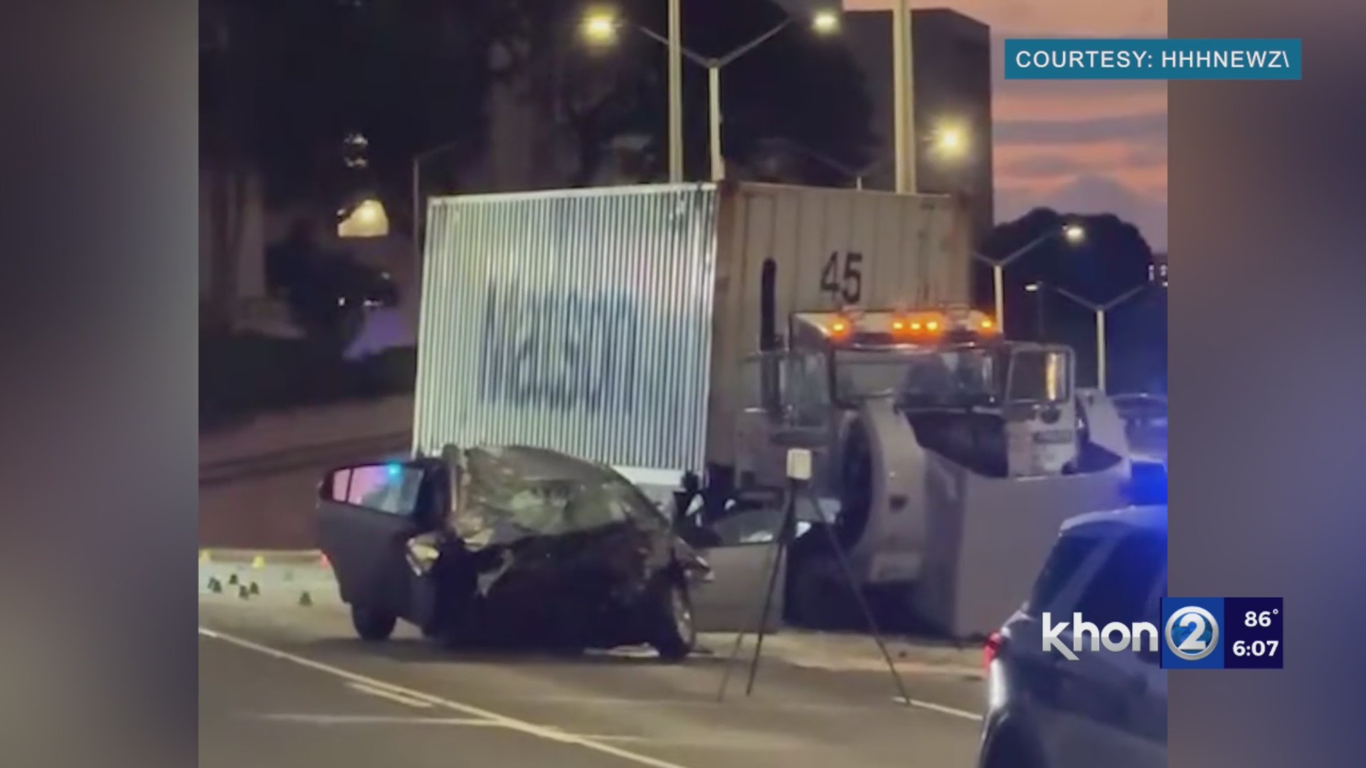 Woman dies after driving on wrong side of H-1 Freeway – KHON2