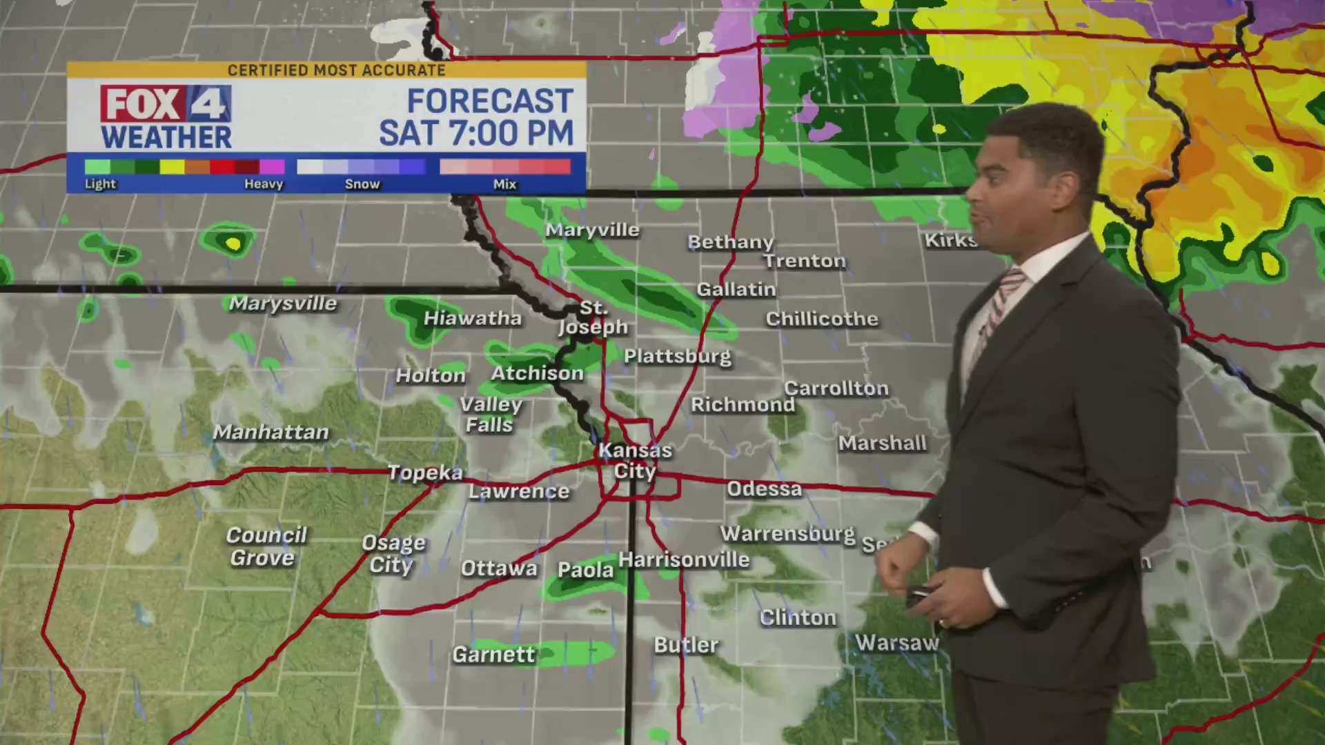 Saturday morning forecast – FOX 4 Kansas City WDAF-TV | News, Weather ...