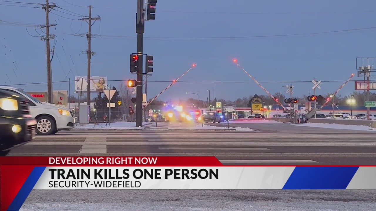 Person killed after car hit by train in Security-Widefield – FOX21 News ...