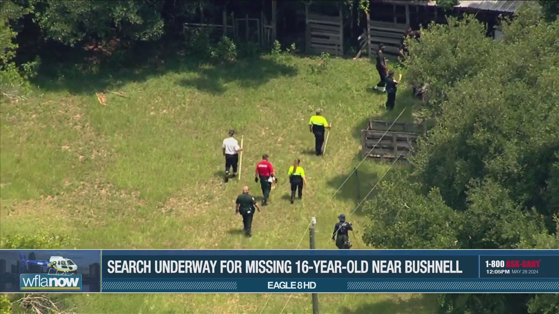 Massive search underway for missing 16-year-old boy in Bushnell – WFLA
