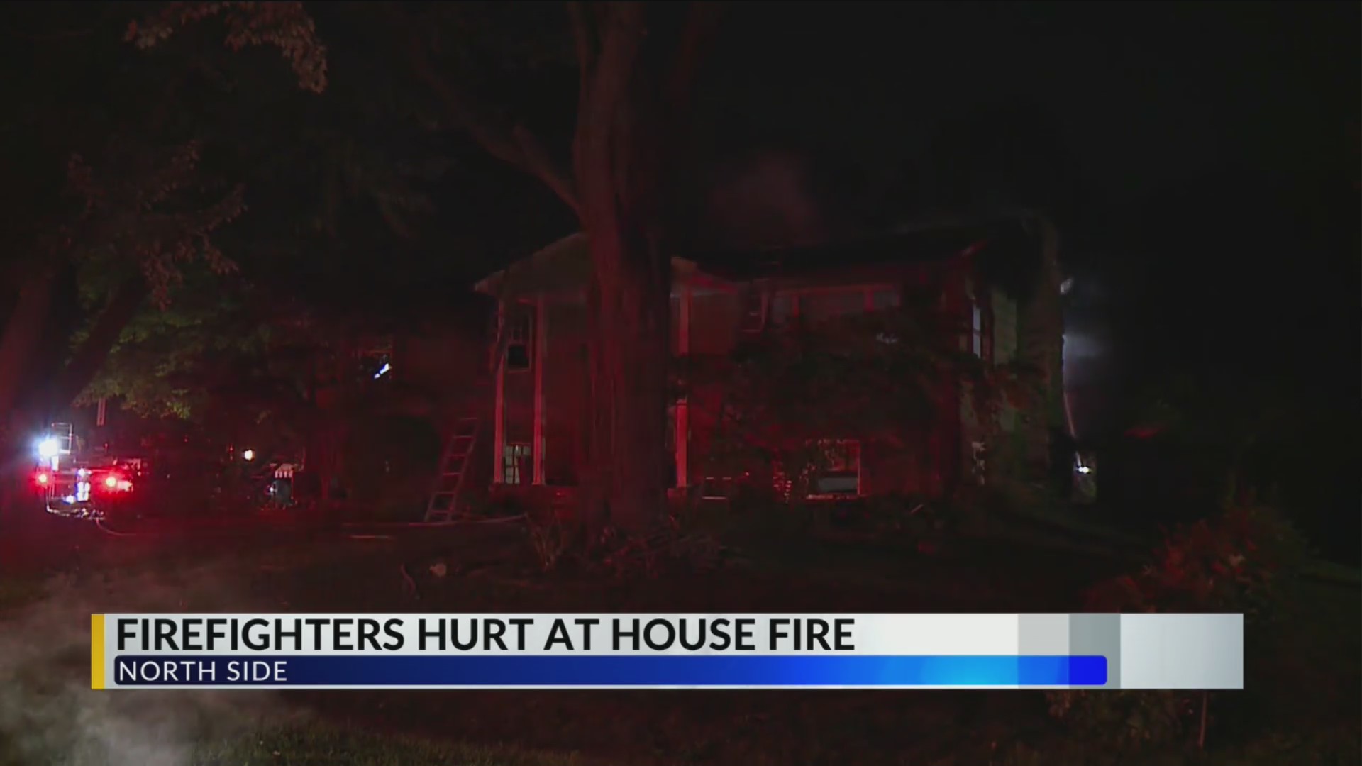 2 firefighters injured while battling house fire on north side – Fox 59