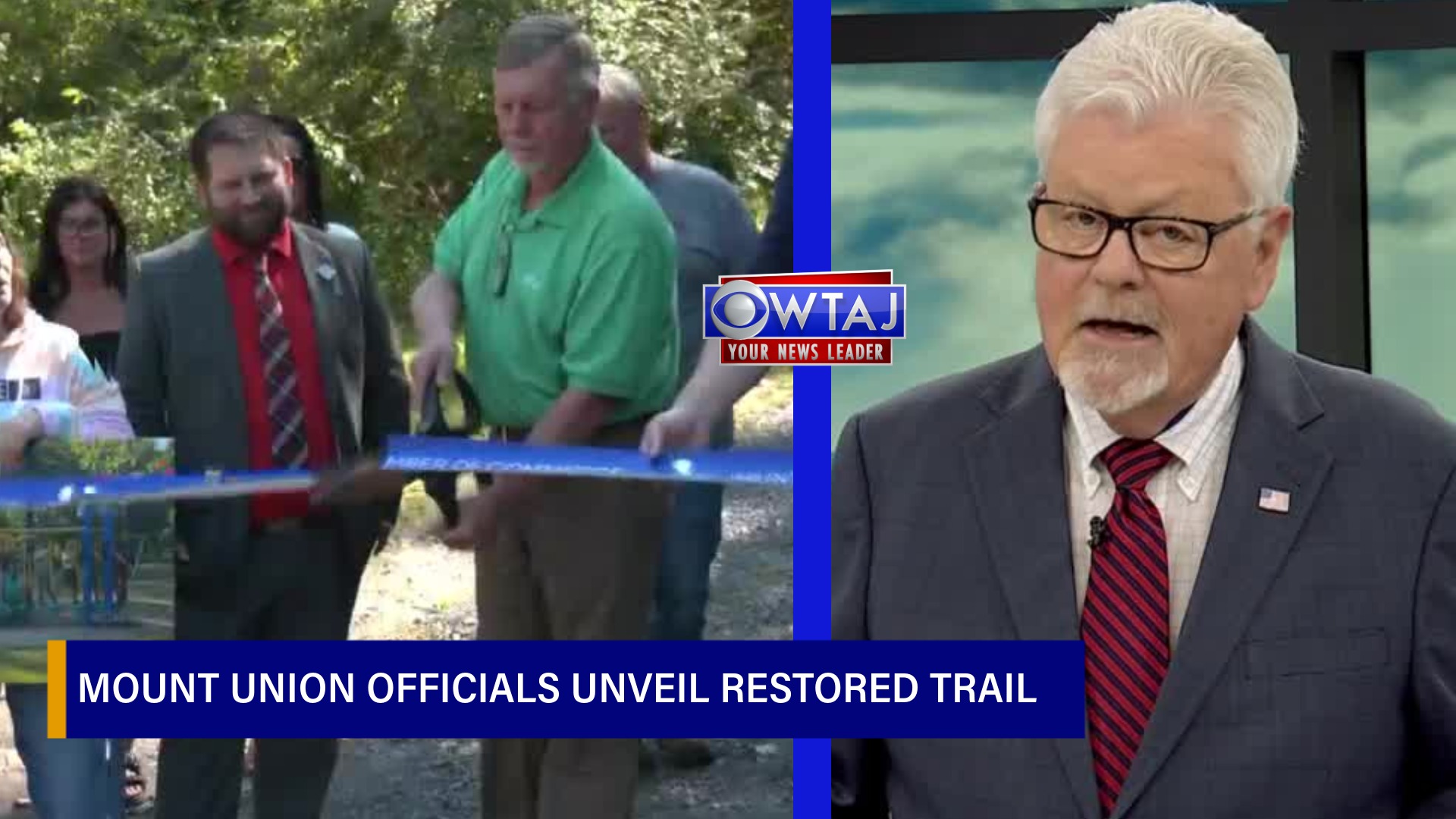Mount Union officials unveil restored trail – WTAJ | Your News Leader