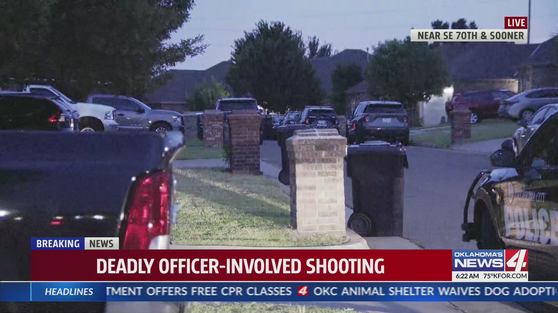 One dead after officer-involved shooting in SE Oklahoma City – KFOR.com ...