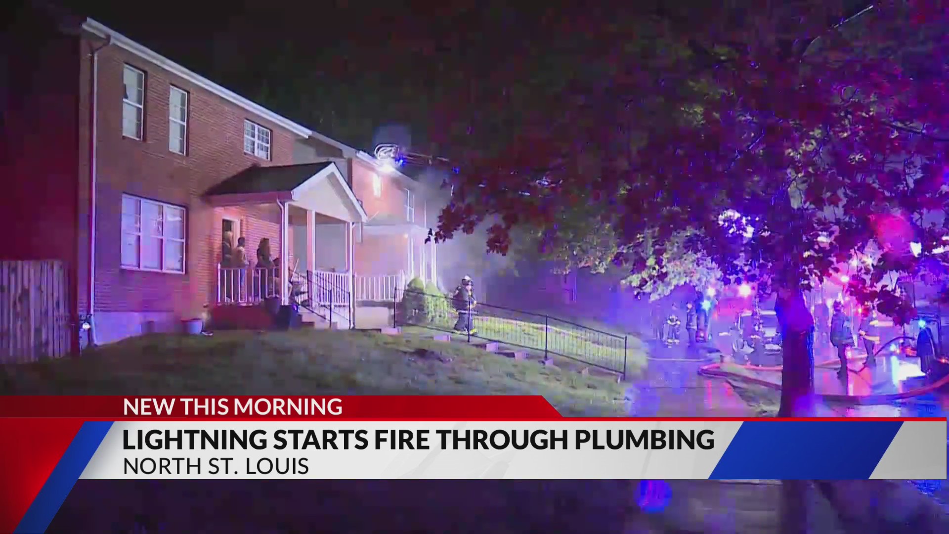 Lightning strike causes overnight fire in north St. Louis – FOX 2