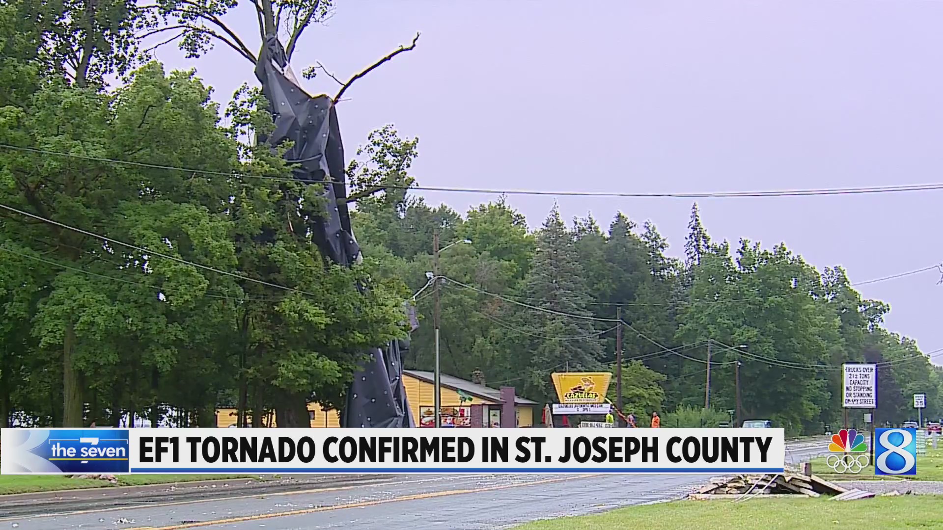NWS confirms EF1 tornado near Three Rivers Tuesday – WOODTV.com
