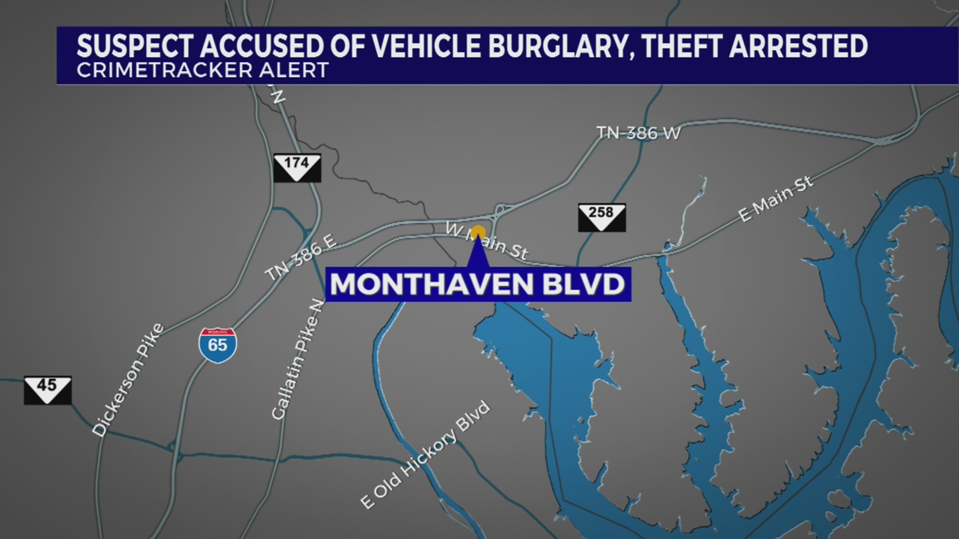 Suspect accused of vehicle theft out of Hendersonville and Nashville ...