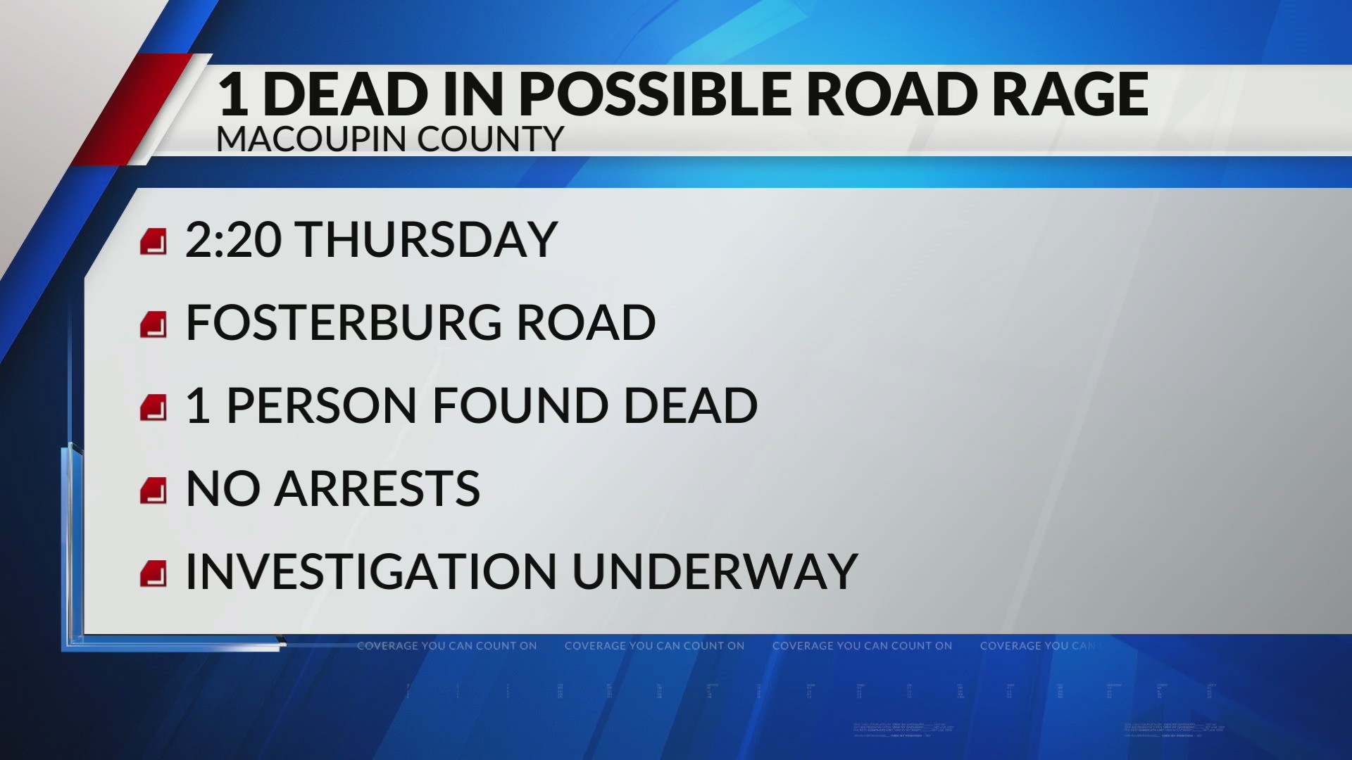 One dead in possible road rage incident – FOX 2