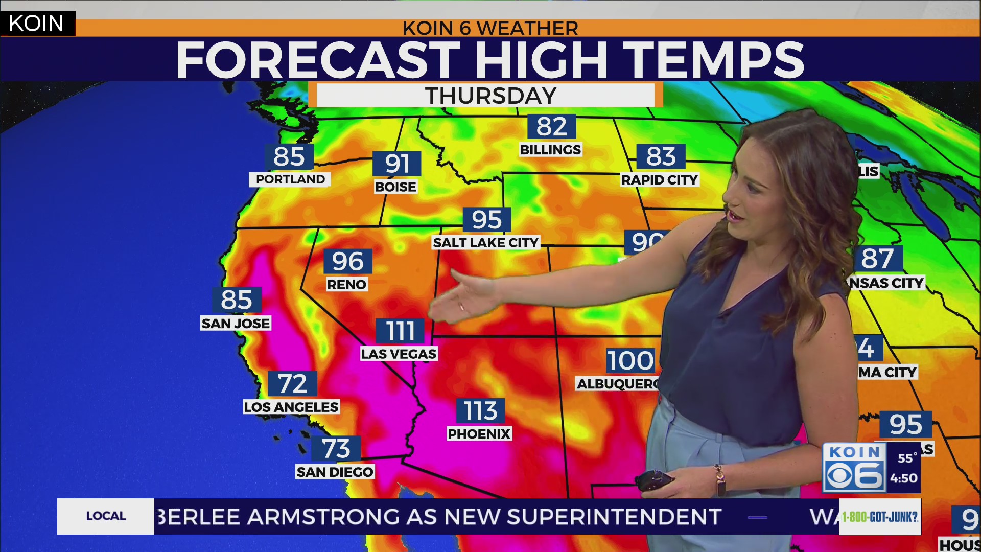 Weather forecast: Summer heat arrives this week – KOIN.com