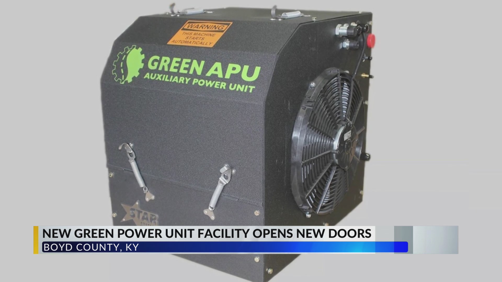 Green APU facility coming to Boyd County, connection to motorsports ...