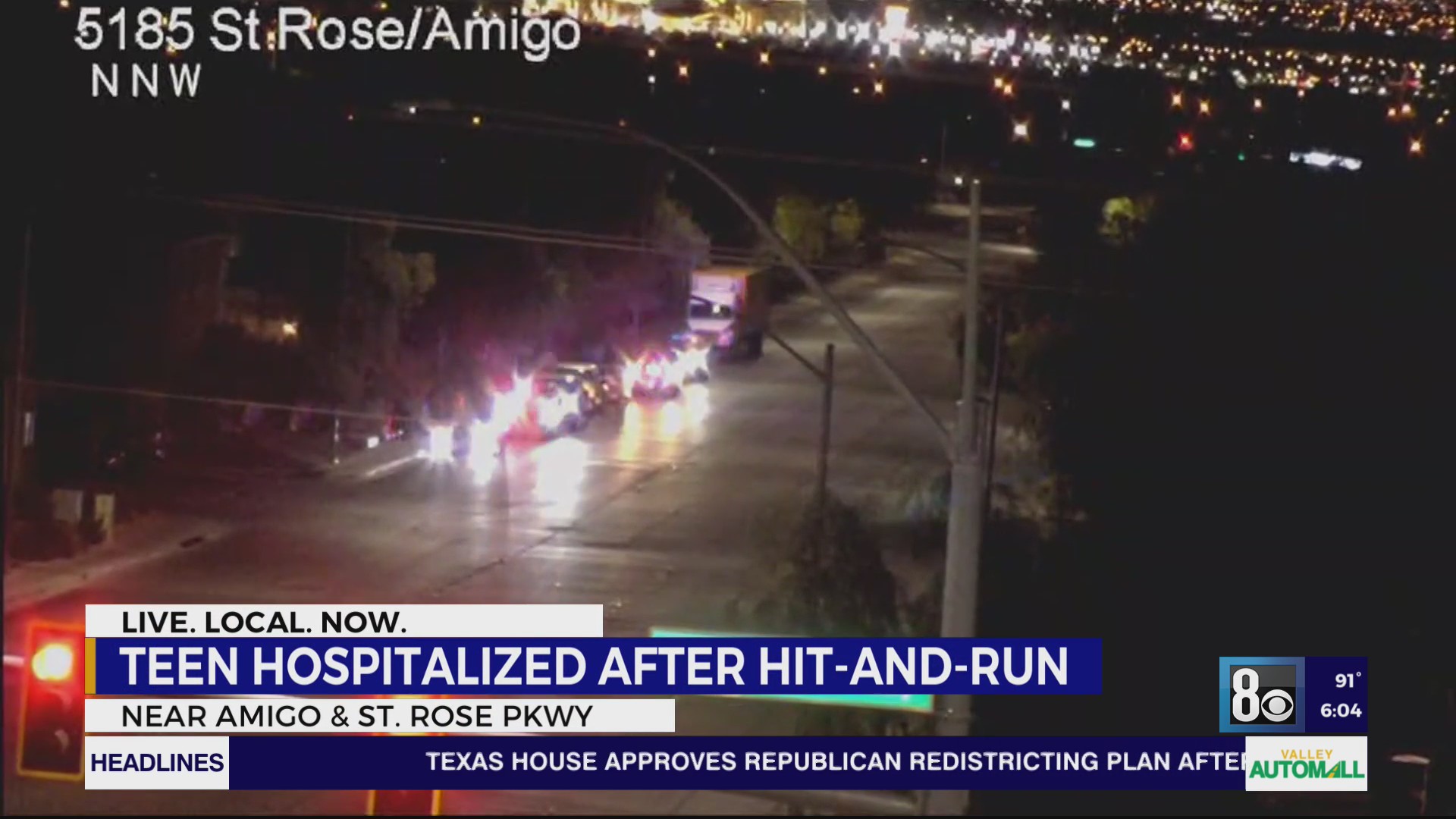 Teen injured in Las Vegas hit-and-run, driver arrested – KLAS