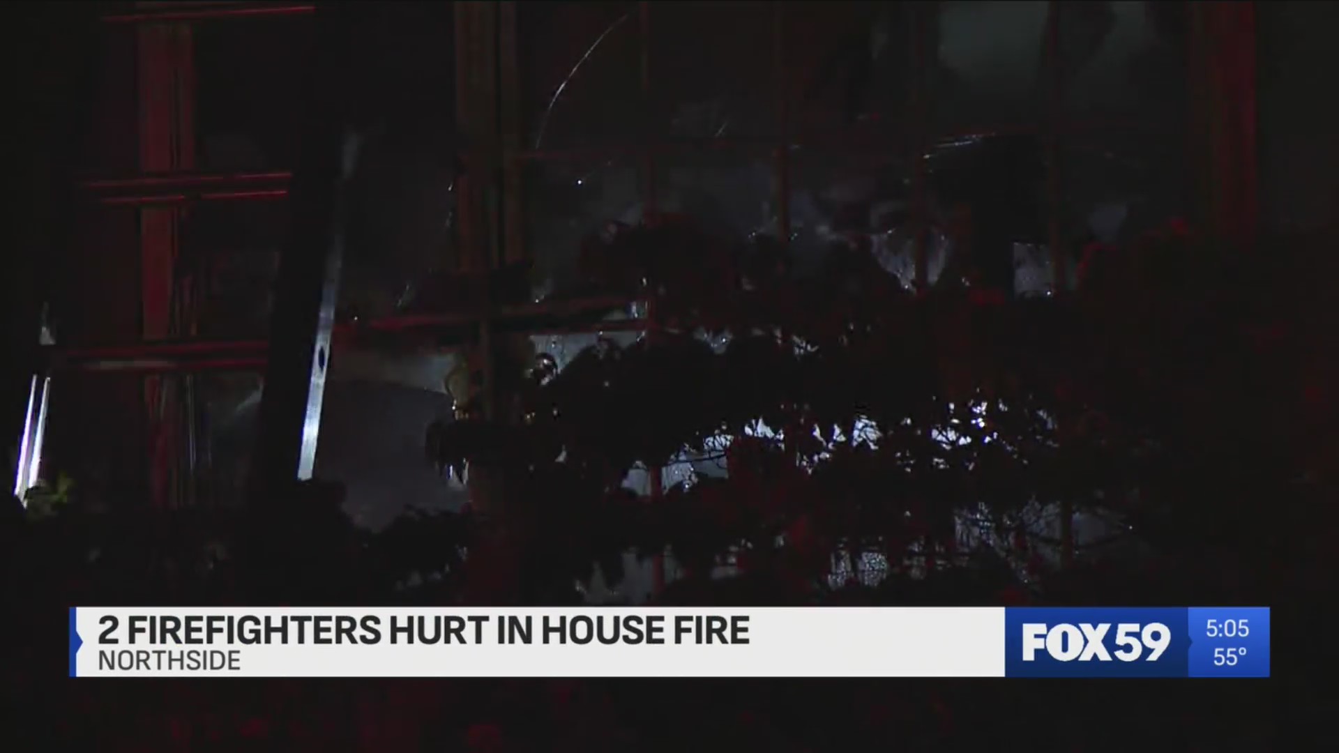 2 firefighters hurt while battling early morning fire on north side ...