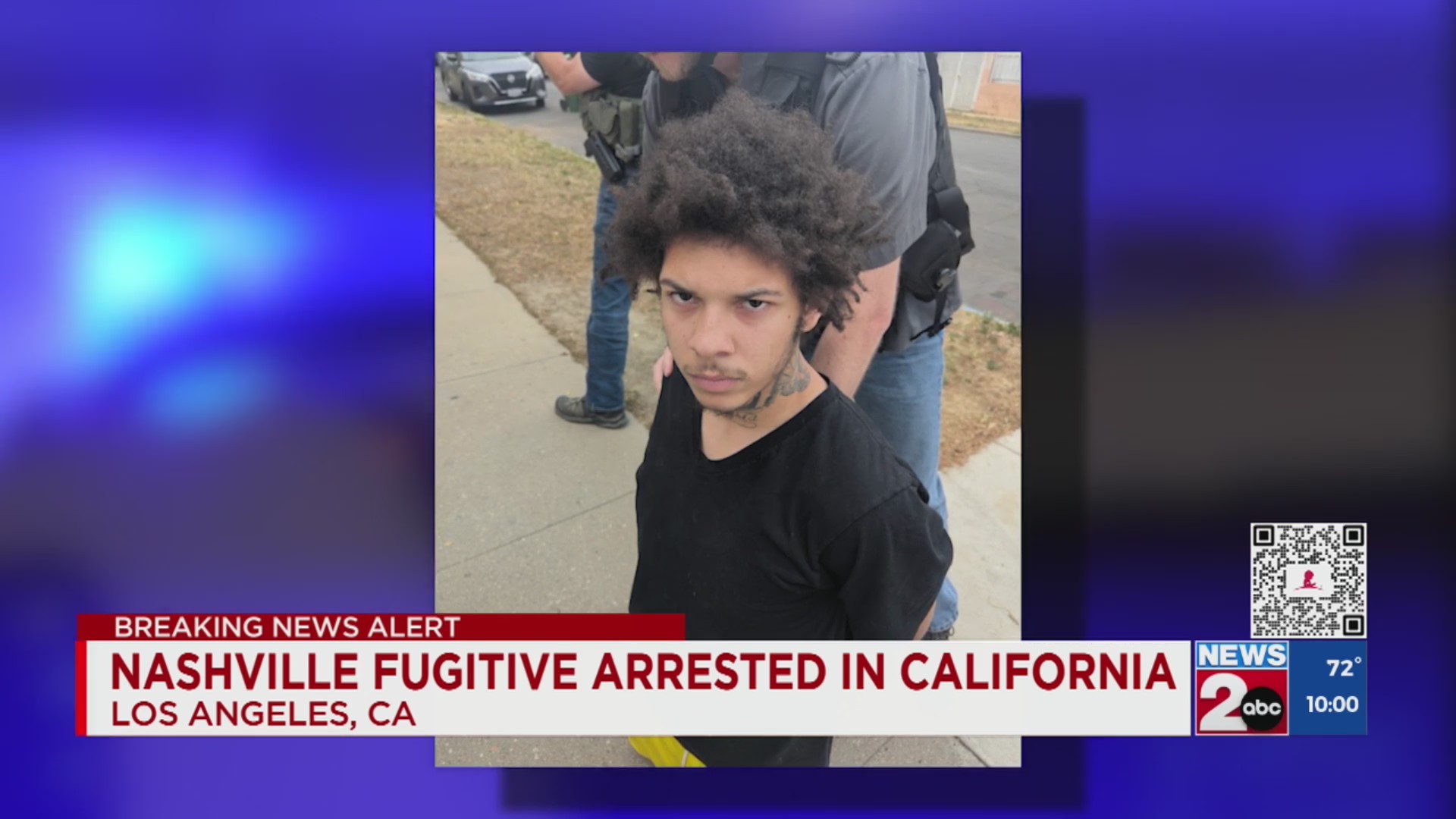 Nashville, TN fugitive arrested in CA – WKRN News 2