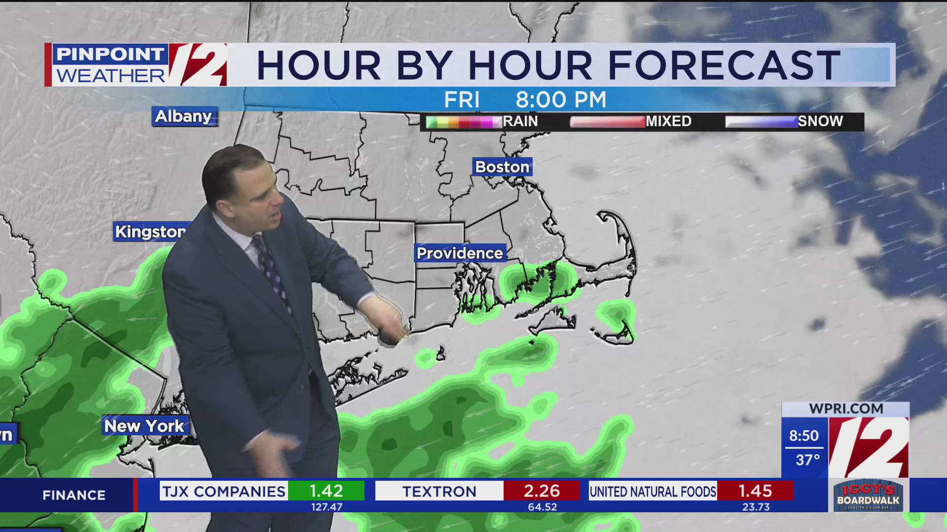 WPRI 12 Weather Forecast for 4/11/25: Becoming drier today; rain ahead ...
