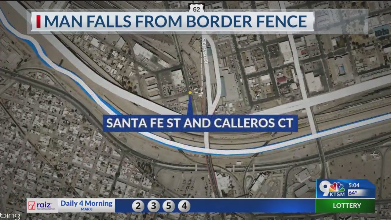 Man falls from border fence in South El Paso – BorderReport