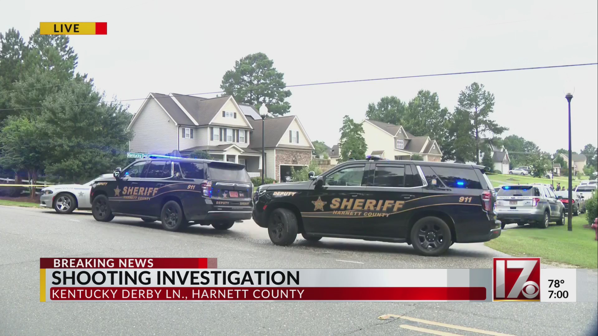 Harnett County deputies investigate shooting on Kentucky Derby Lane ...