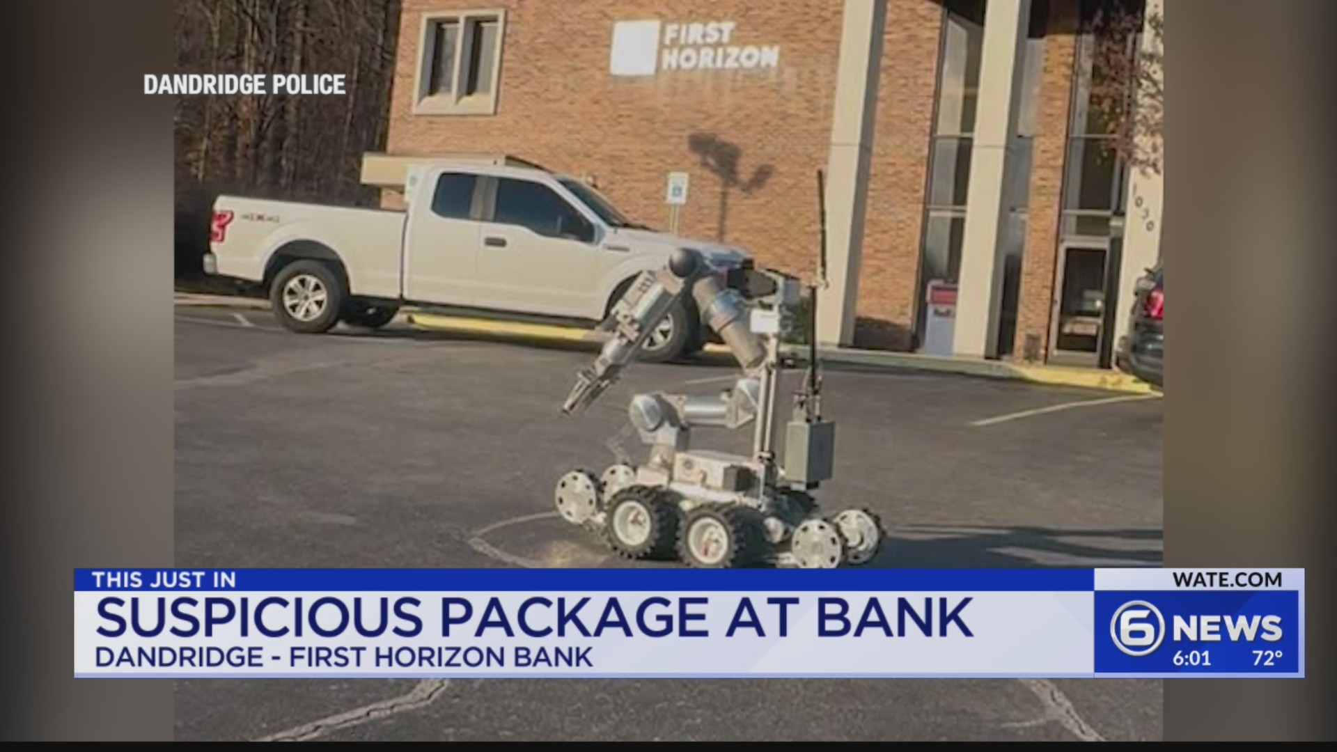 ‘Suspicious’ package at Dandridge bank under investigation – WATE 6 On ...