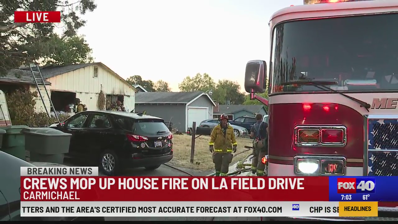 Three people rescued from house fire in Carmichael – FOX40 News