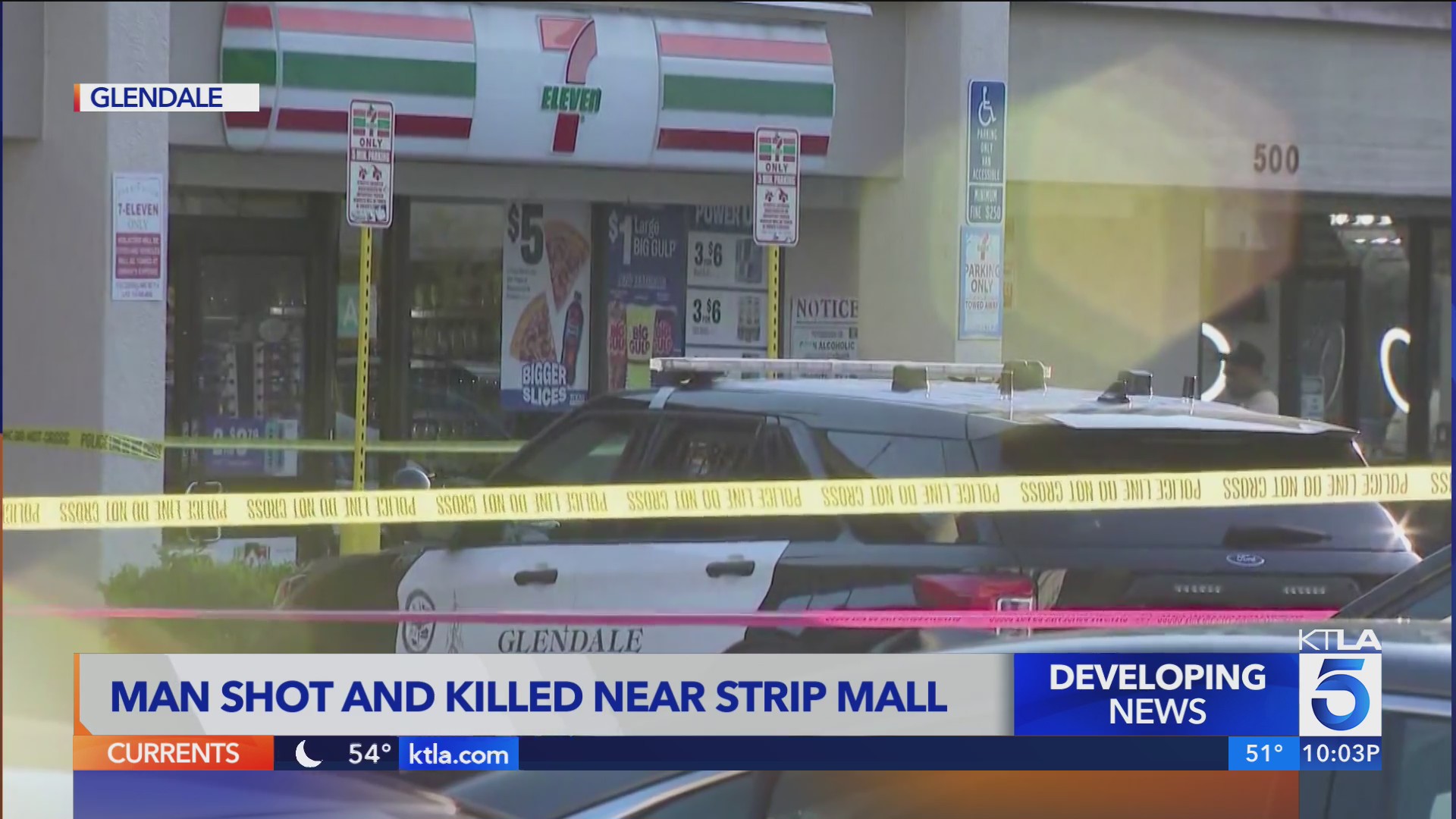 Man fatally shot at Glendale shopping plaza – KTLA