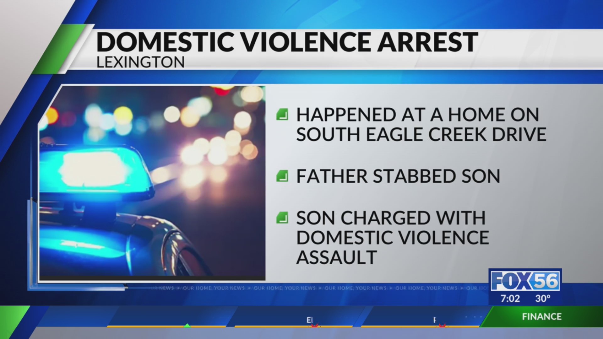 Son accused of stabbing father in Lexington – FOX 56 News